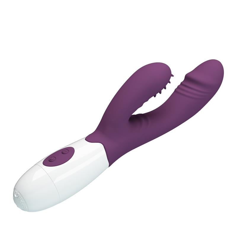Pretty Love - Andre Vibrador Rabbit & Estimulador Punto G Morado