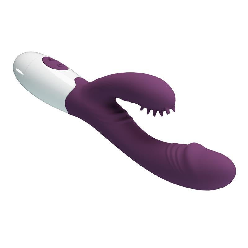 Pretty Love - Andre Vibrador Rabbit & Estimulador Punto G Morado
