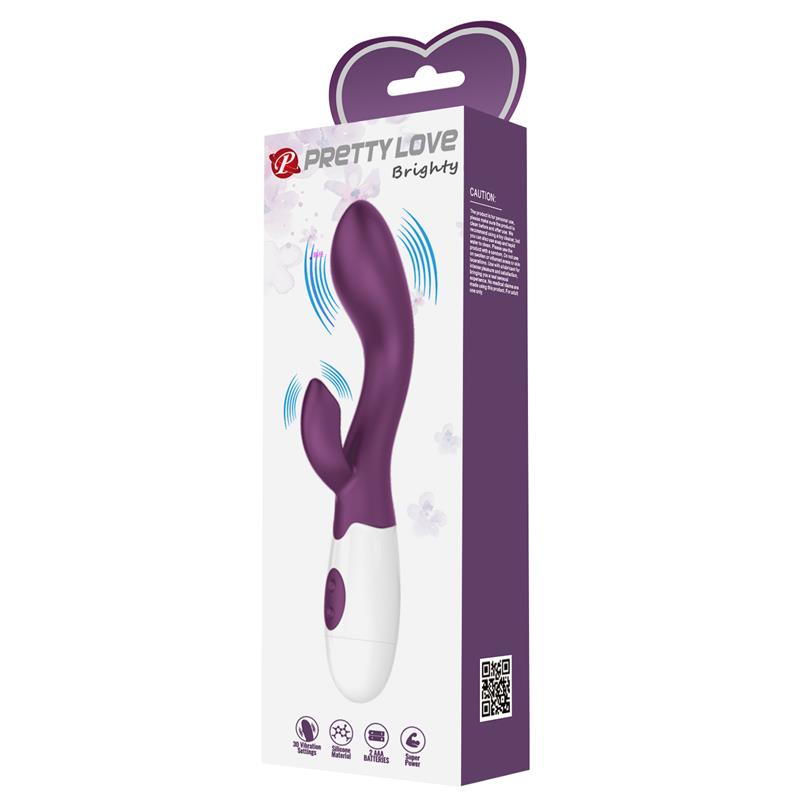 Pretty Love - Brighty Vibrador Punto G Morado