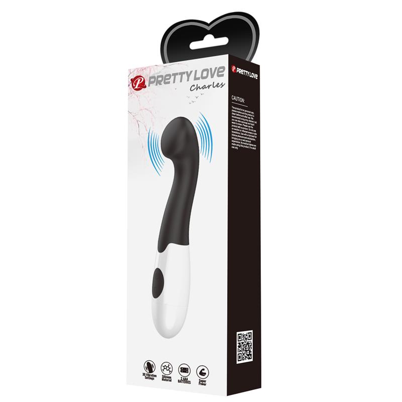 Pretty Love - Charles Vibrador Punto G 30 Modos Negro
