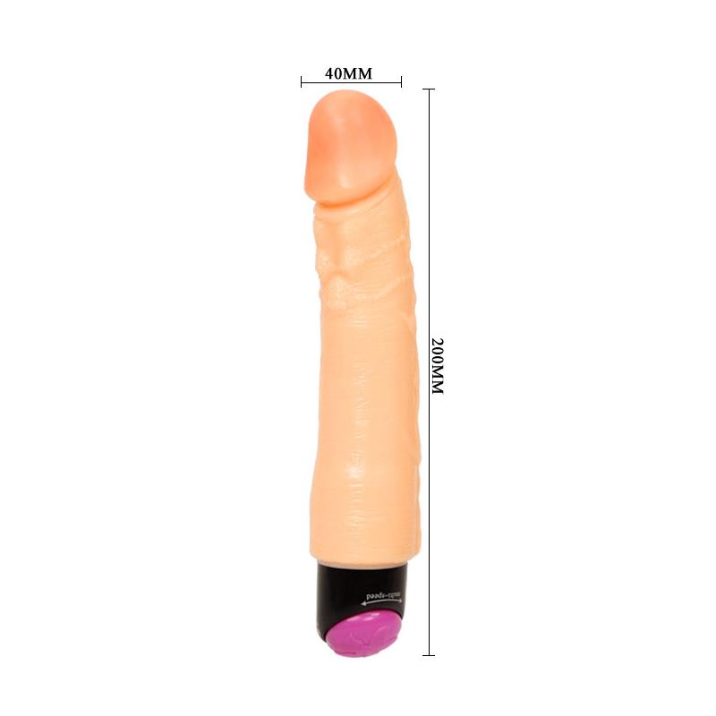 Vibrador Color Natural 25 Cm