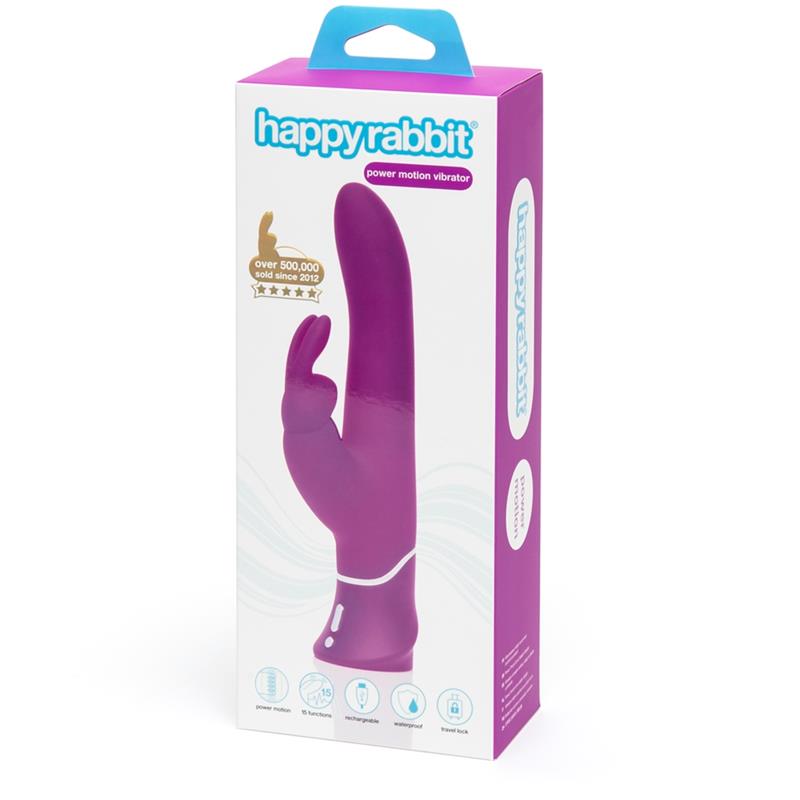 Vibrador Con Empuje Curve Power Motion Púrpura