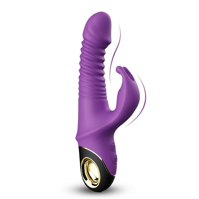 Vibrador Con Thrusting Y Oscilación 360º Purpura