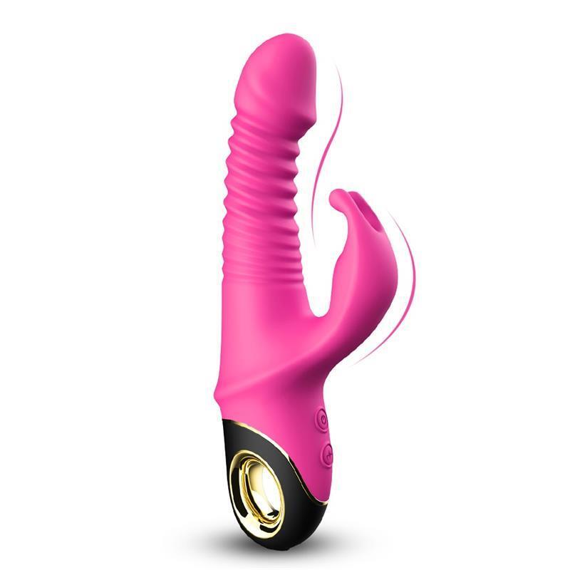 Vibrador Con Thrusting Y Oscilación 360º Rosa