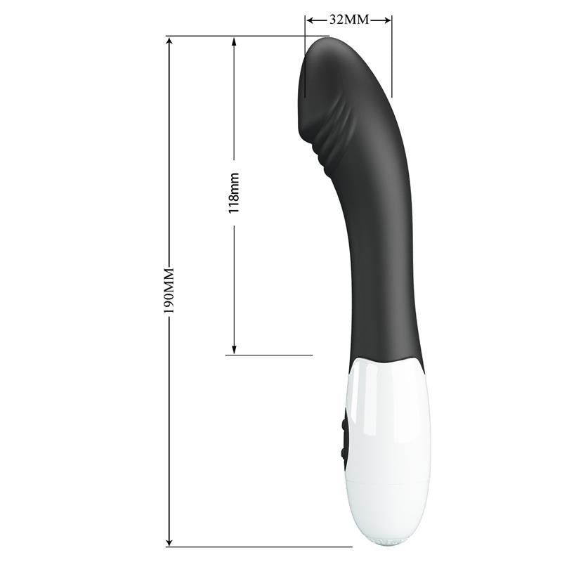 Pretty Love - Elemental Vibrador Punto G 30 Modos Negro