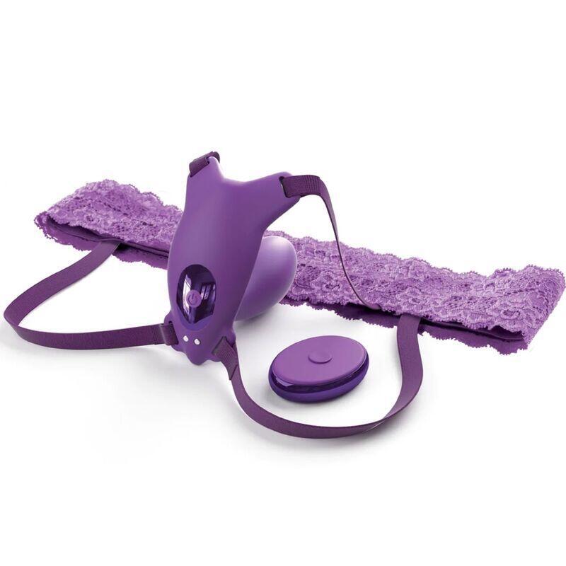 Vibrador Fantasy For Her Arnes Mariposa G-Spot Con , Recargable & Control Remoto Violeta