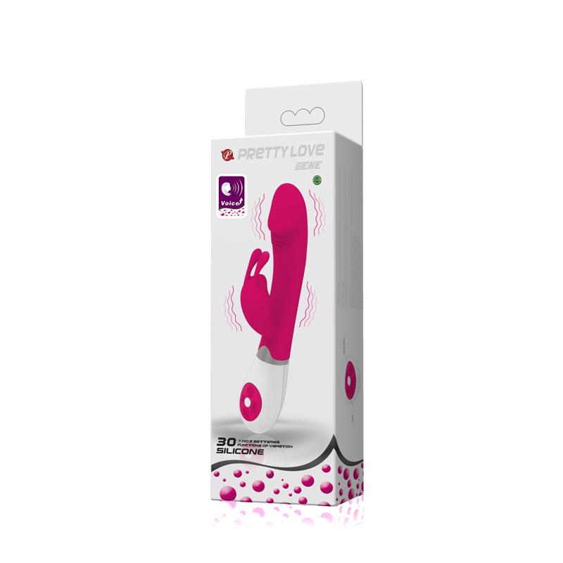 Vibrador Gene Con Control Por Voz Color Rosa