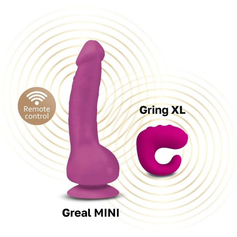 G-Vibe - Greal Mini Dildo Vibrador Siliciona Fucsia