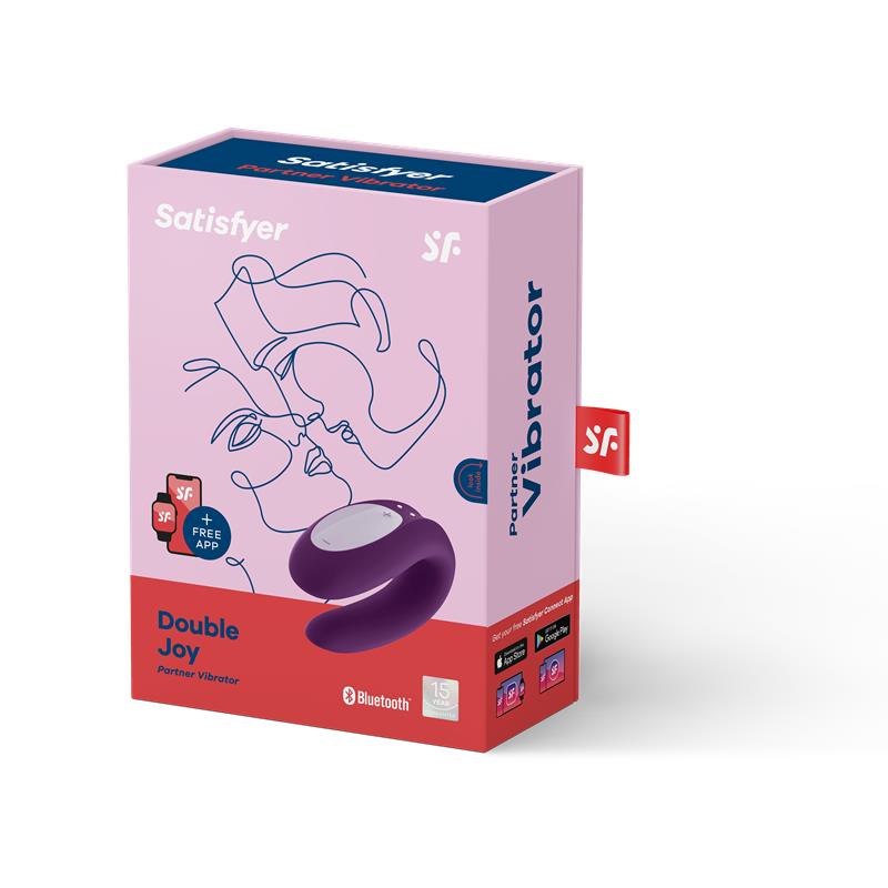 Satisfyer - Double Joy Con App Morado