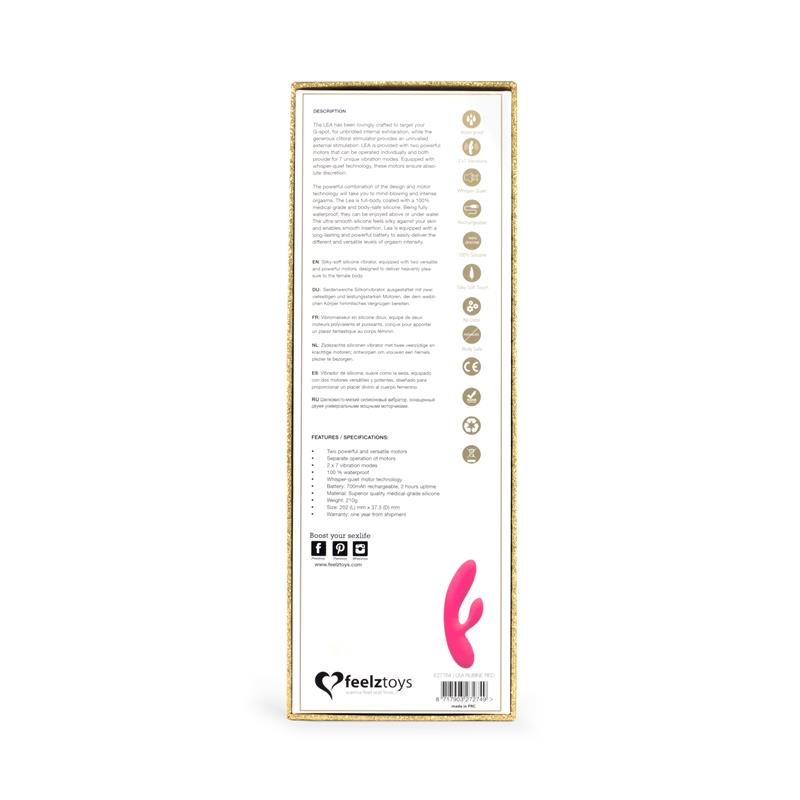 Vibrador Rabbit Lea 20 X 3.7 Cm