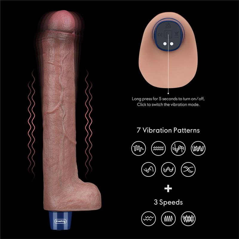 Vibrador Realista 10.5 Usb