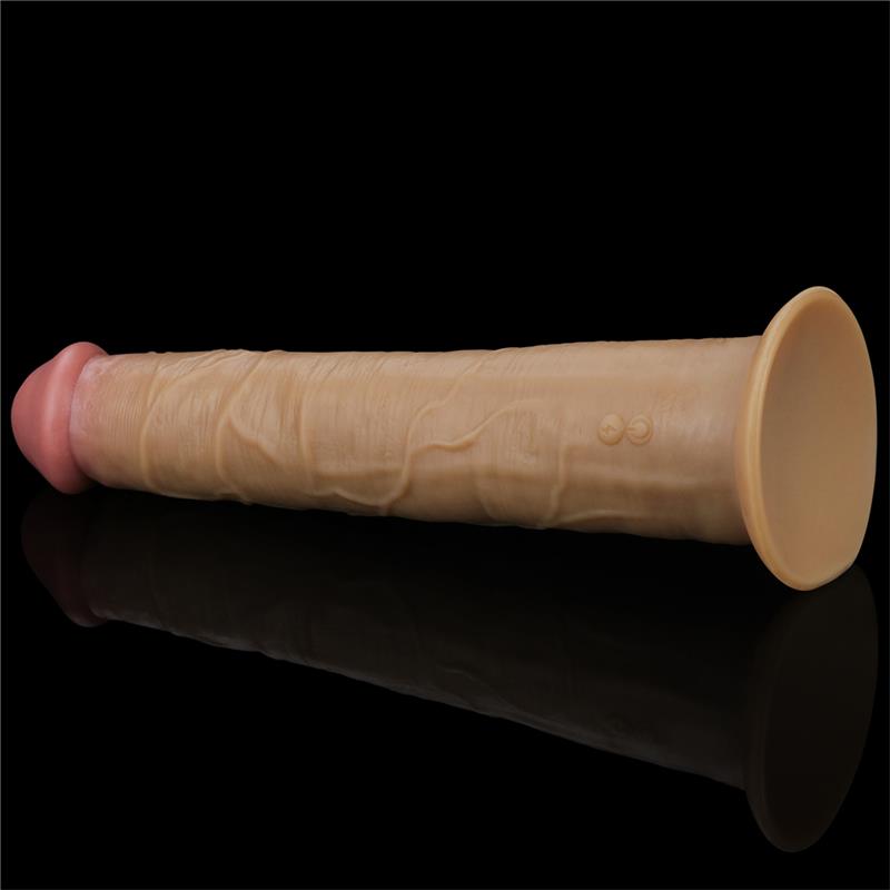 Vibrador Realista Con Rotación Doble Capa 10