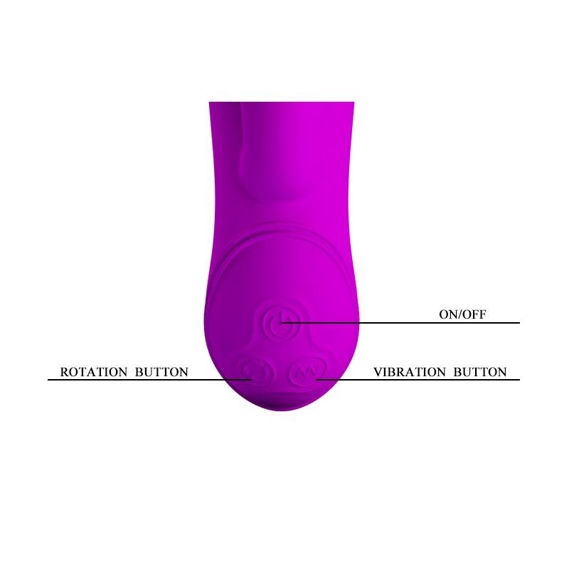 Vibrador Rotador Mystic Color Púrpura