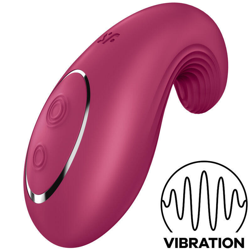 Vibrador Satisfyer Dipping Delight Lay-On - Rojo