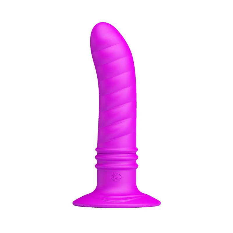 Vibrador Twist Plug Anal Púrpura