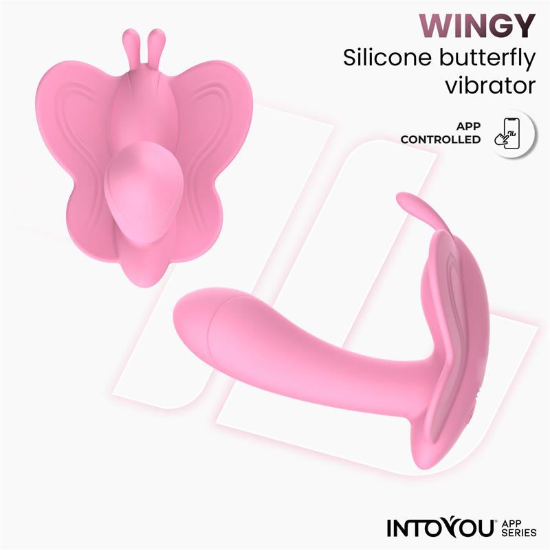 Wingy Estimulador Mariposa Con App Rosa