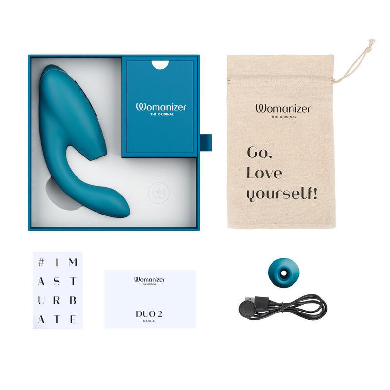 Womanizer - Duo 2 Estimulador Azul Petróleo