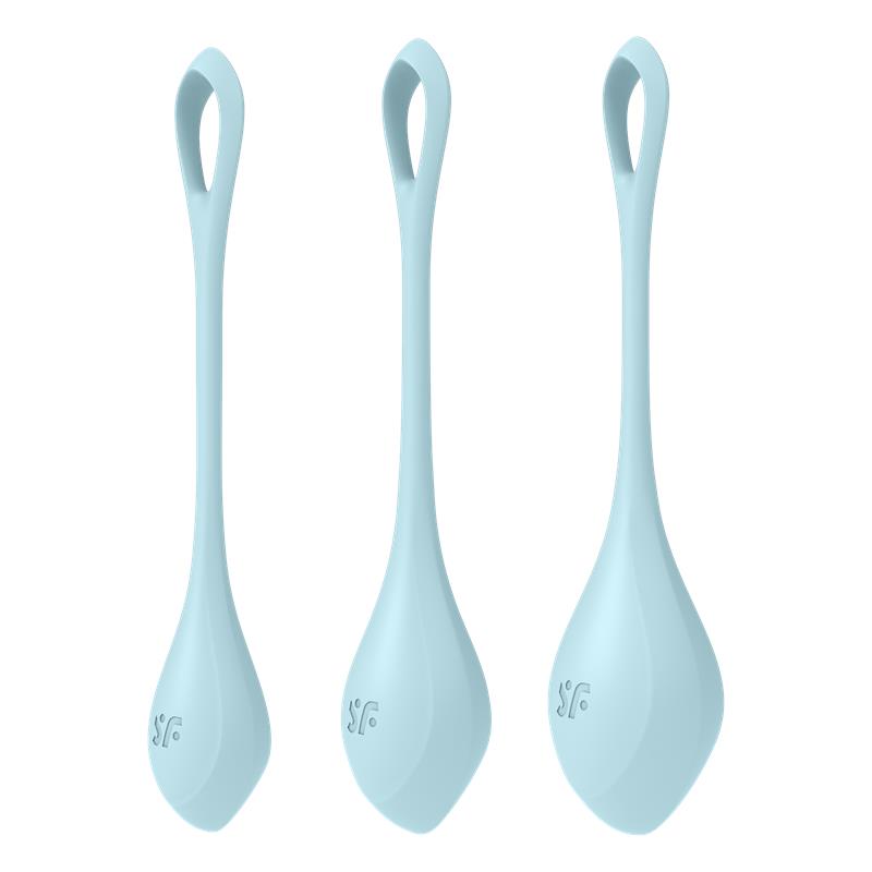 Satisfyer Yoni Power 2 Kit De Entrenamiento Azul