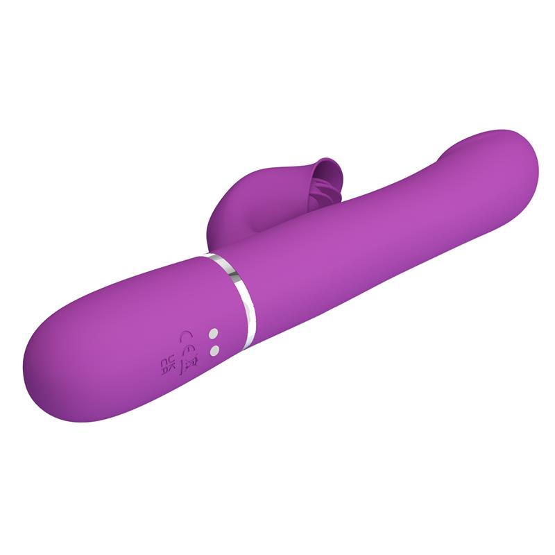 Pretty Love - Vibrador & Estimulador Multifunción 4 En 1 Morado