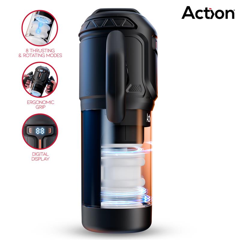 Zyon Masturbador Automático Avanzado Con Up And Down Y Rotación