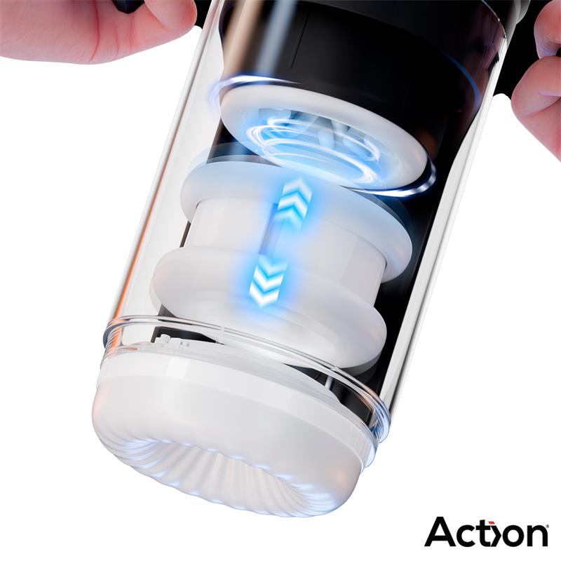 Zyon Masturbador Automático Avanzado Con Up And Down Y Rotación