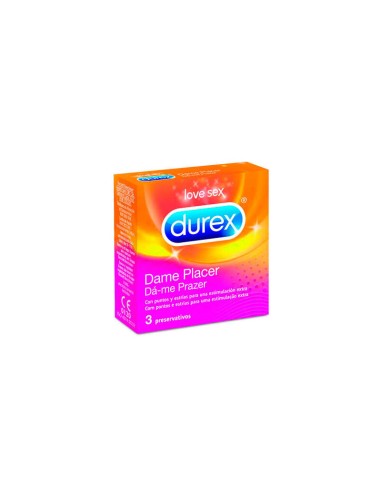 Durex - Dame Placer 3 Unidades