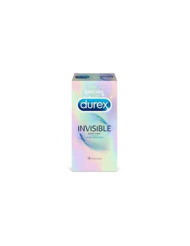 Durex - Invisible Extra Fino 12 Unidades