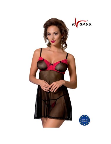 Valentin Chemise Negro/rojo Talla (interno):s/m