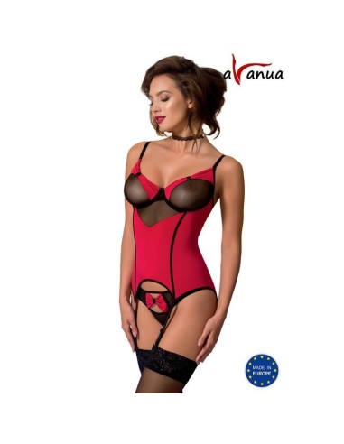 Corsé Valentin  Rojo/negro Talla (interno):s/m