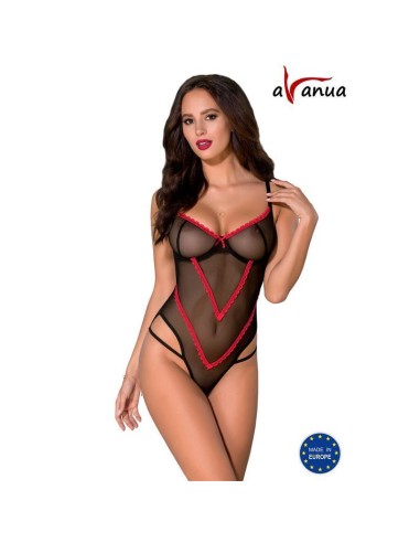 Body Duru  Negro Y Rojo Talla (interno):xxl/xxxl