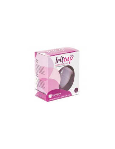 Iriscup - Copa Mestrual Rosa Grande + Bolsa Esterilizadora Gratis