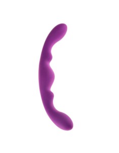 Alive - Luna Dildo Doble Penetracion Silicona Violeta 25 Cm