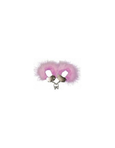 Adrien Lastic - Esposas Metal Con Plumas Rosa