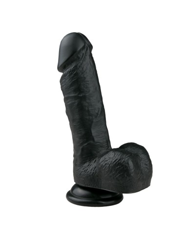 Pene Realístico Negro 17.5 Cm