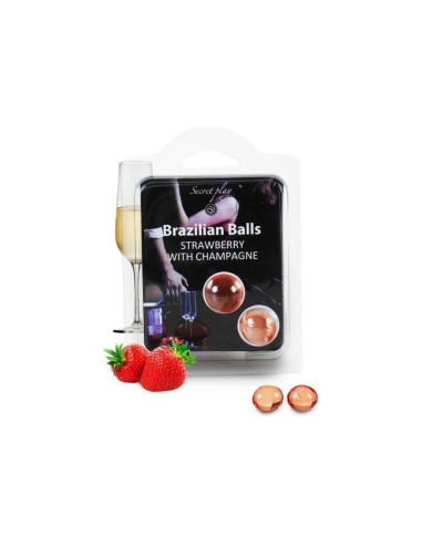 Secretplay - Set 2 Brazilian Balls Fresas Con Cava