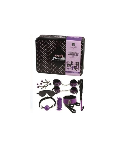 Secretplay - Bdsm Set 8pcs Lila / Negro