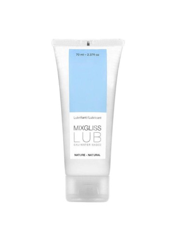 Mixgliss - Lubricante Base De Agua Natural 70 Ml