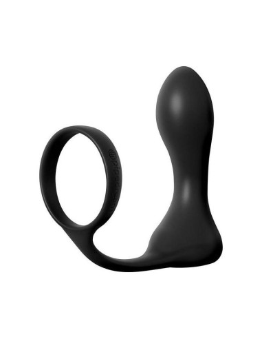 Anal Fantasy Elite Collection Anillo Y Plug Anal Rechargeable Negro