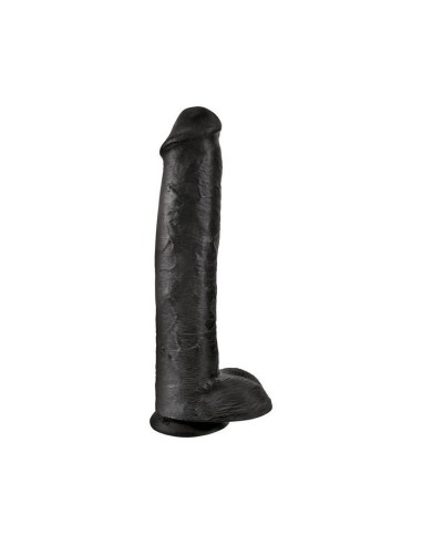 King Cock - Pene Realistico Con Testiculos 34.2 Cm Negro