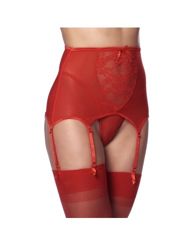 Liguero Ancho Con Tanga Rojos Talla (interno):s/m