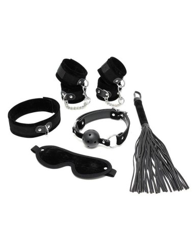 Rimba Bondage Play Set De Bondage 6 Piezas Color Negro