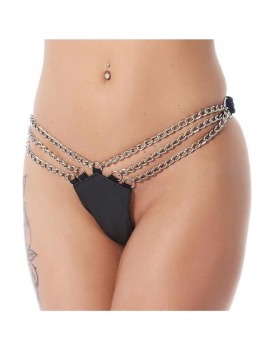 Rimba Bondage Play Braguita Con Cadenas Talla (interno):s/m