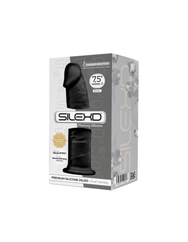 Dildo Dual Density Mod. 2 - 7.5 Negro