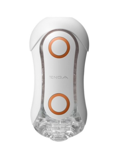 Tenga - Flip Orb Strong Masturbador Crash Blanco Y Naranja