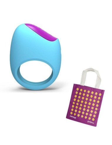 Lelo - Picobong Remoji Lifeguard Anillo Vibrador App Lifeguard Azul