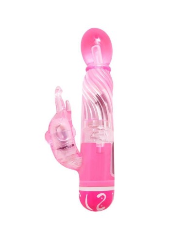 Baile - Vibrador Multivelocidad Con Estimulador Rosa