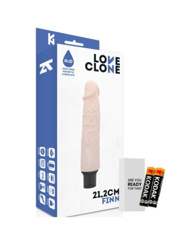 Loveclone - Finn Self Lubrication Vibrador 21.2 Cm -o- 3.8 Cm