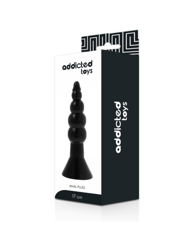 Addicted Toys - Anal Plug 17 Cm Negro