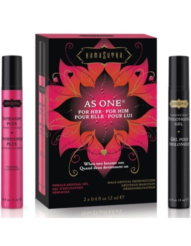 Kamasutra - Kit Parejas Para El Y Ella As One 12 Ml