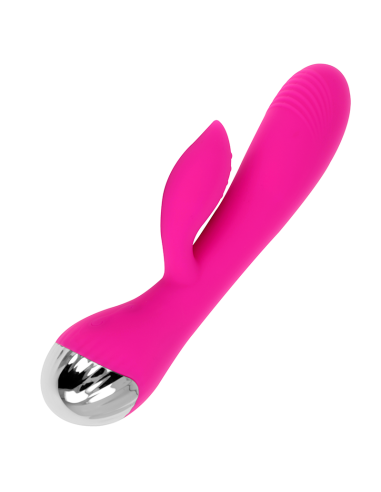 Ohmama - Vibrador Recargable Con Rabbit 10 Modos De Vibración 19 Cm